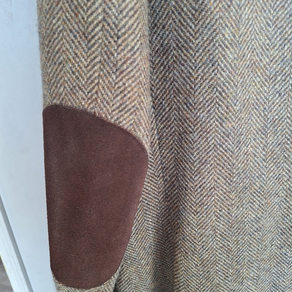 Farah Men's Western Tweed Jacket Pointed Yoke/Pockets 2 Button Closure NWOT - Picture 3 of 8